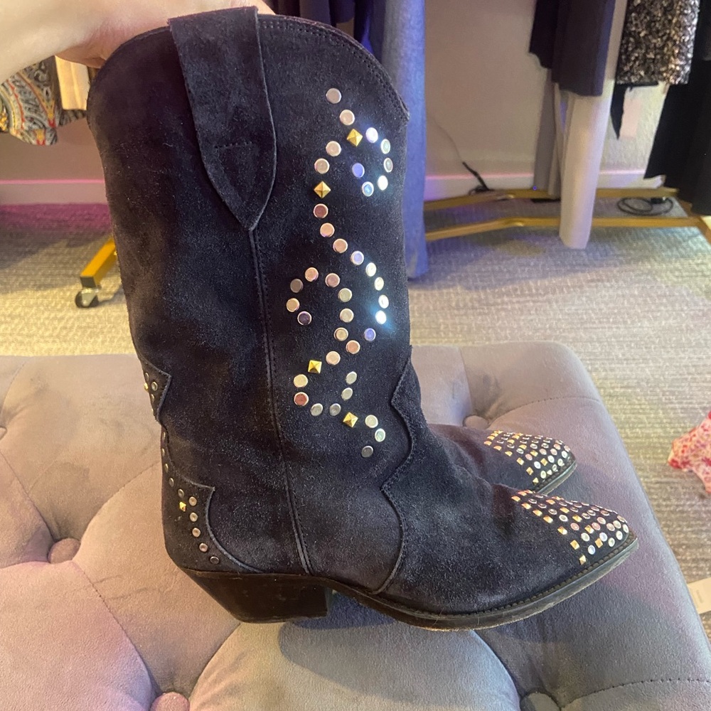 Isabel Marant Black Leather Boots
